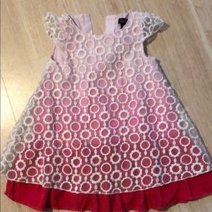 Cynthia Rowley lace overlay ombré dress